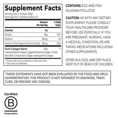 Multi Collagen Peptides Powder