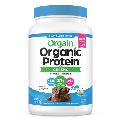 Organic Protein? & Greens Plant Based Protein Powder - Creamy Chocolate Fudge