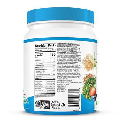 Organic Protein? & Superfoods Plant Based Protein Powder - Creamy Chocolate Fudge