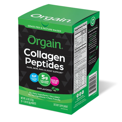 Grass Fed Pasture Raised Collagen Peptides 25 Ct Stick Pack