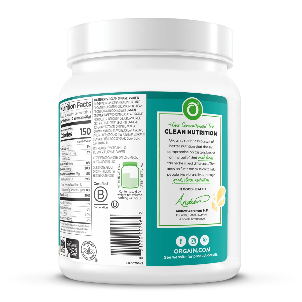 Organic Protein? Plant Based Protein Powder - Fruity Cereal